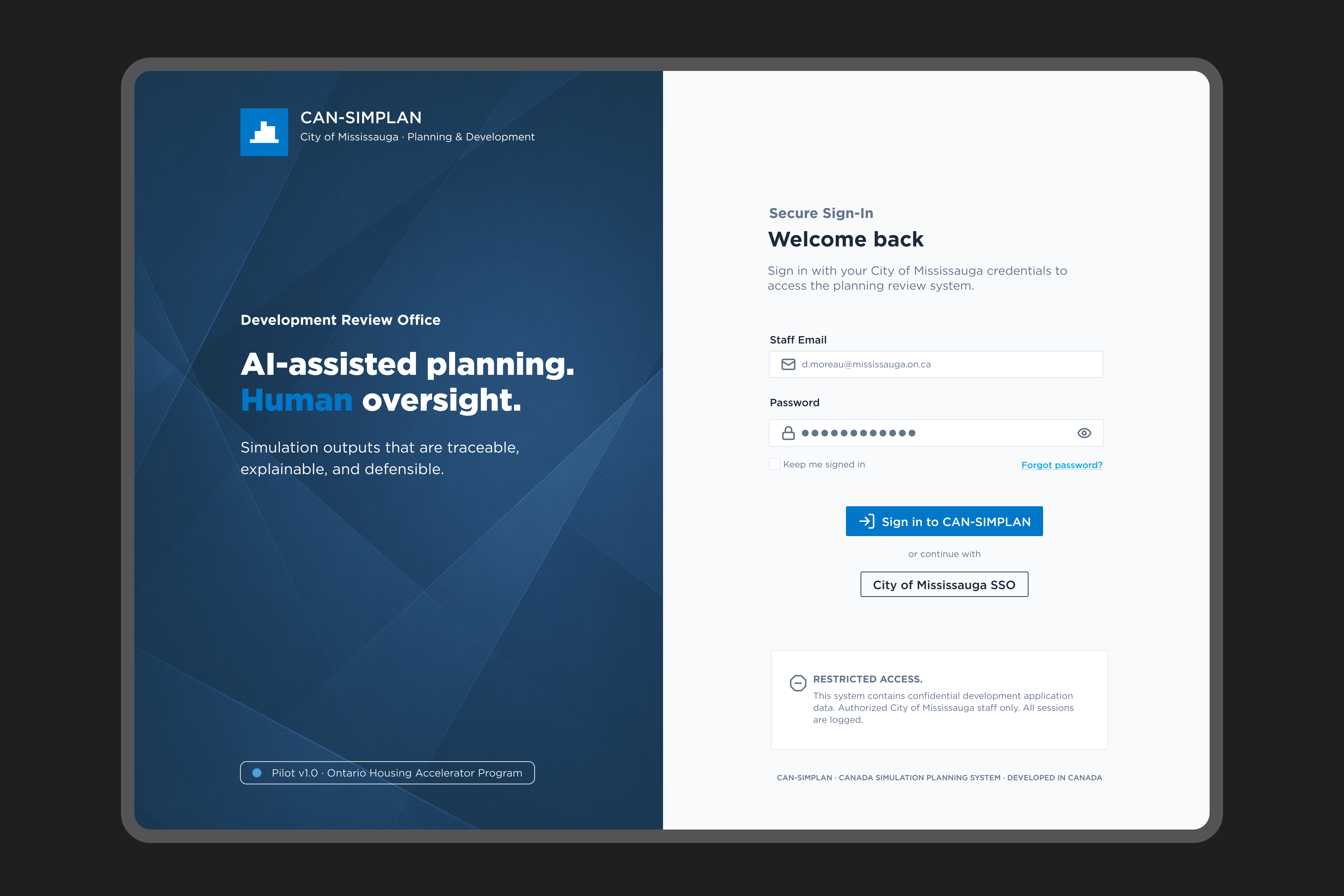CAN-SIMPLAN — designing accountability into AI