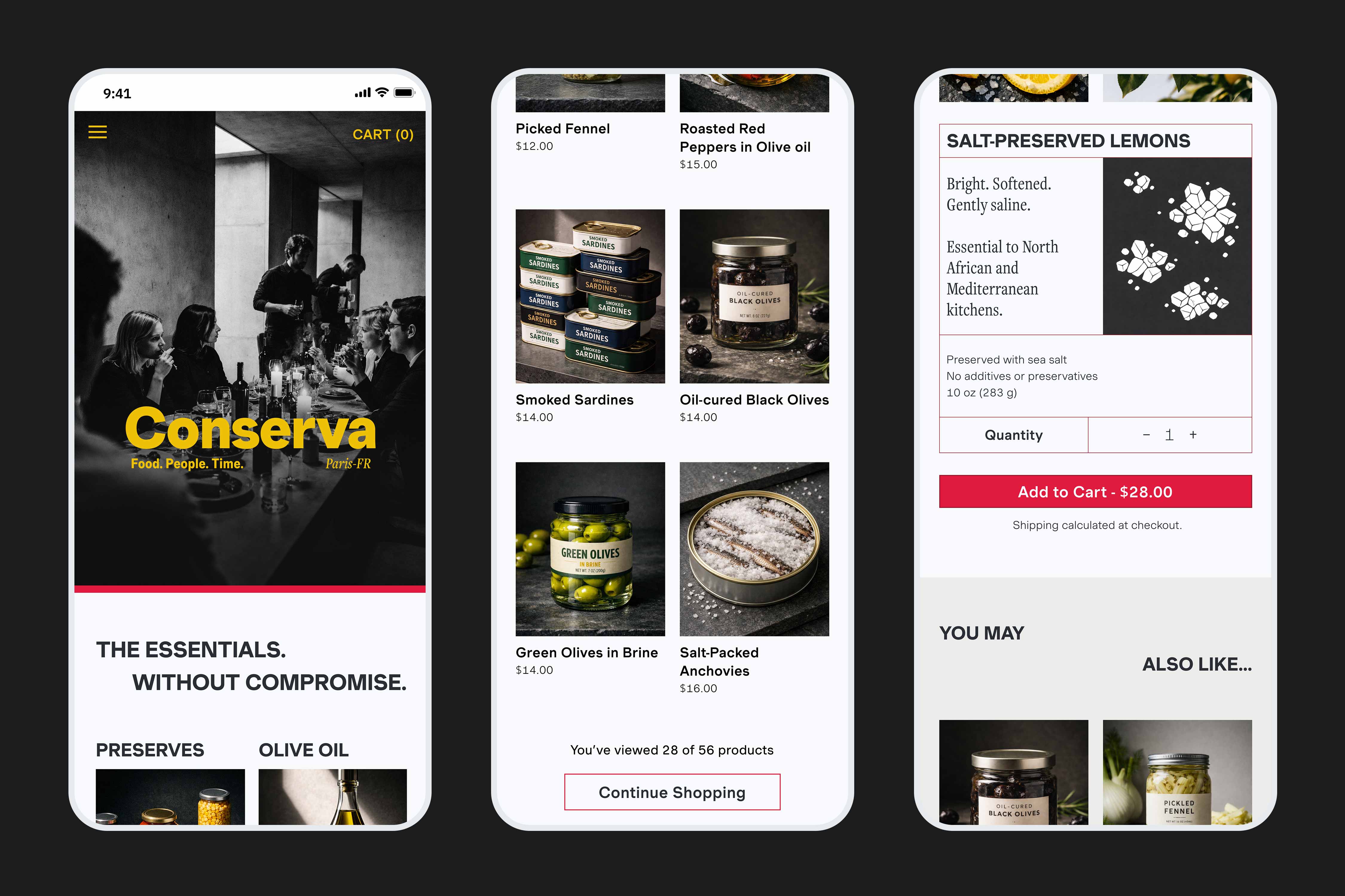 Feed redesign mockup